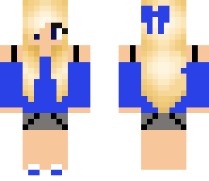 violet-blue girl