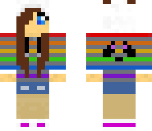 rainbow panda girl