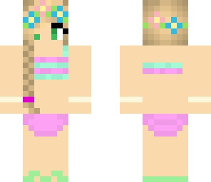 beach girl skin