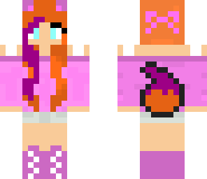 pink fox girl