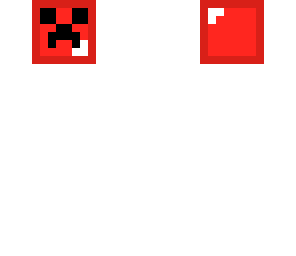 floating slime creeper head with headphones