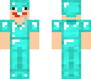 noob with diamond armor