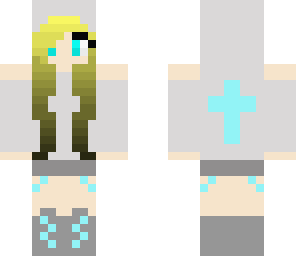 blue cross girl