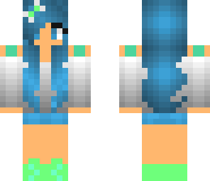 blue hair gurl