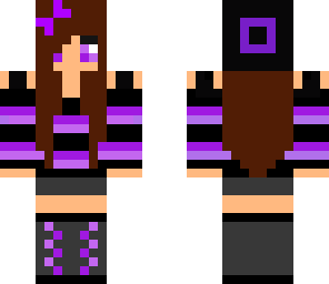 edited purple girl