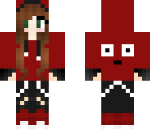 red hoodie