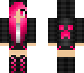 pink creeper hoodie