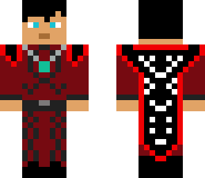red and black