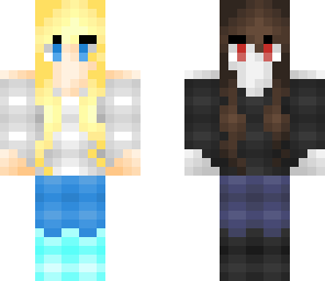first skin good and evil girl