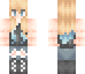 blue water tip hair thingy
