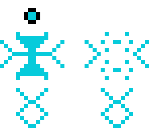 robot of blue and white