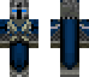 dark knight with blue eyes