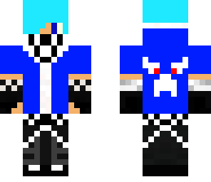 blue hair teen