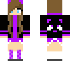 purple panda girl