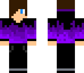 purple fire guy