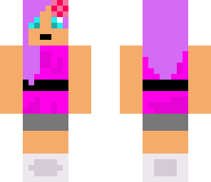 pink high school girl