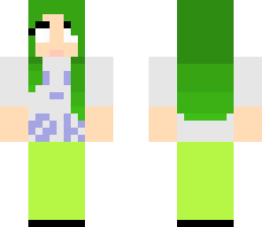 dead girl with green hair2