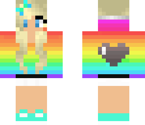 rainbow girl