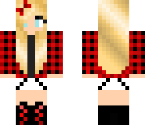 cute plaid girl