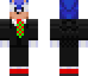 cool sonic in suit