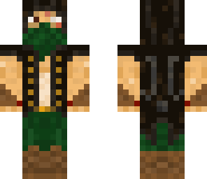 hooded mercenary - green