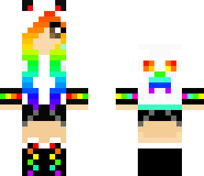 rainbow creeper girl