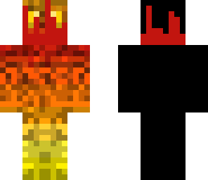flaming skin