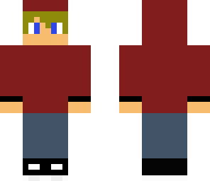 red hoodie