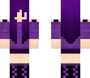 edited purple girl from my followers