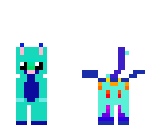 turquoise kitty