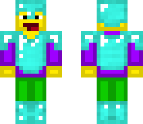 noob guy with diamond armor