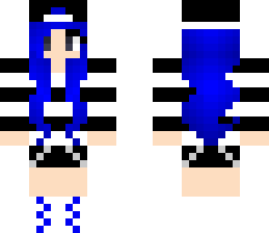 black white and blue