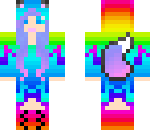 rainbow wolf