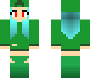 charged creeper human girl