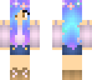 pretty flower girl galaxy
