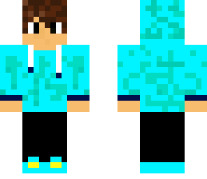 cool boy in blue hoodie