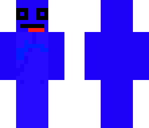 akward blue guy