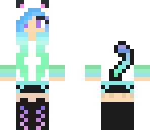 pastel cat girl