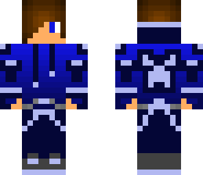 blue version of creeper hoodie