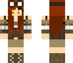 steampunk red head