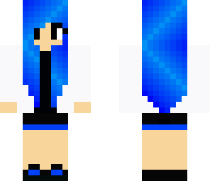 blue girl