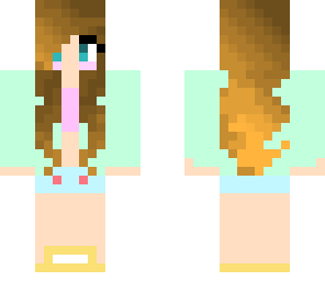pastel color girl