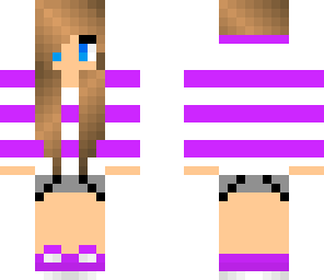 cute purple girl