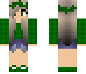green plaid