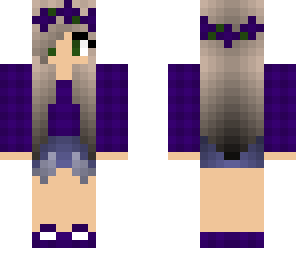 purple plaid