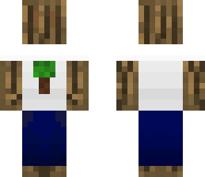 wood man with t-shirt
