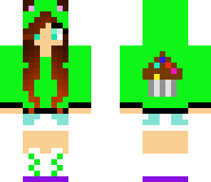 green hoodie cupcake