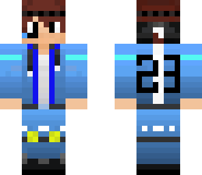 awesome blue guy made by phlevan