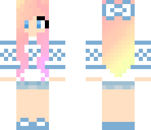 pastel rainbow girl