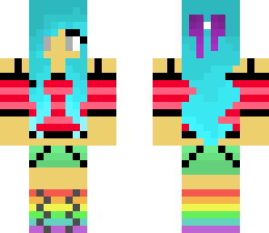 music girl with headphones